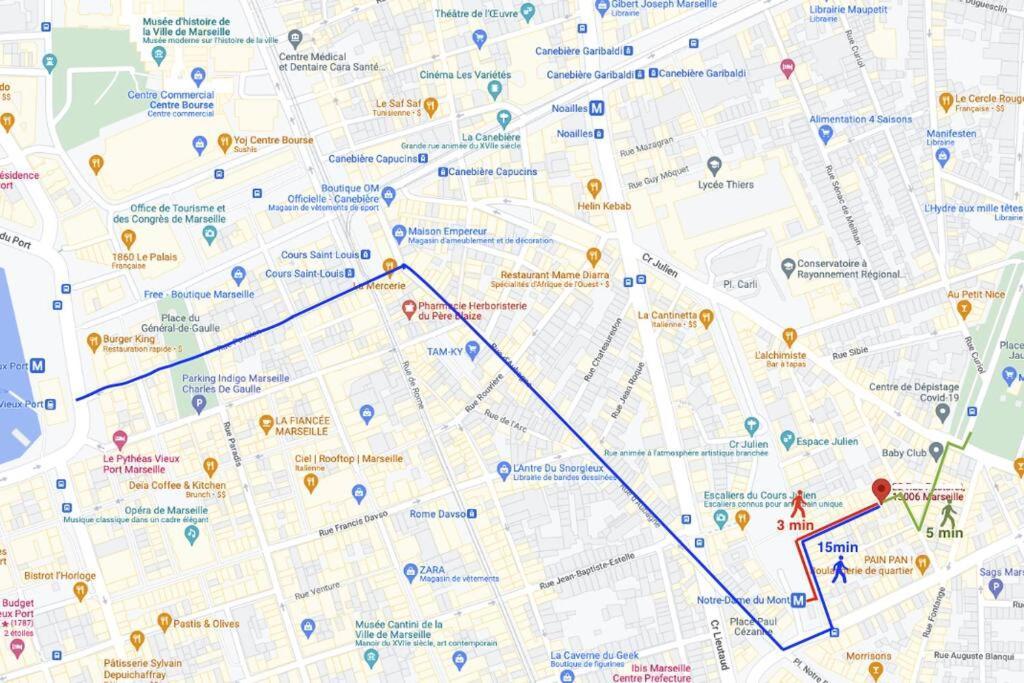 Studio Au Coeur De Marseille Kültér fotó